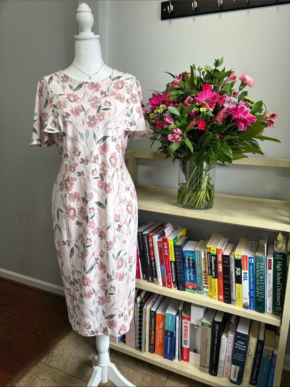 Calvin Klein Floral Sheath Dress